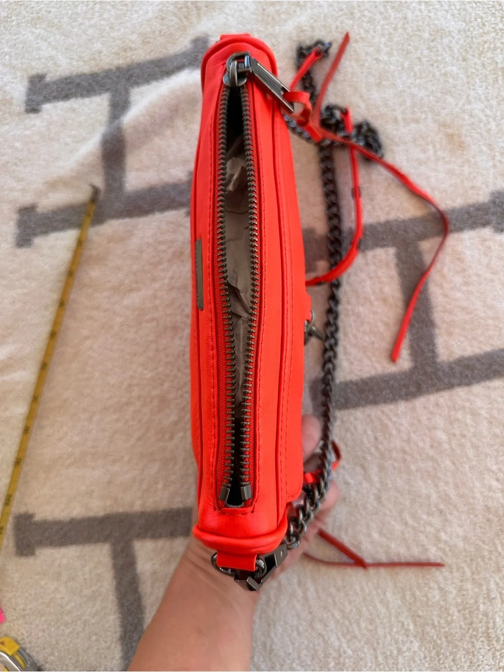 Rebecca Minkoff Red Mini MAC Convertible Crossbody